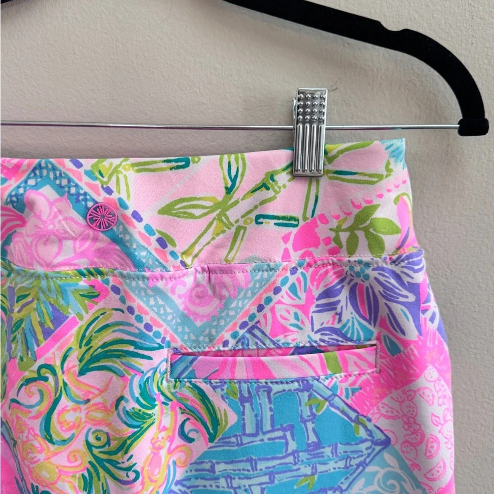 Lilly Pulitzer Floral Skirt w shorts - Picture 6 of 7